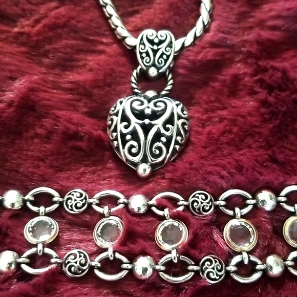 Brighton Jewelry - Brighton Heart Pendant Jewelry Set